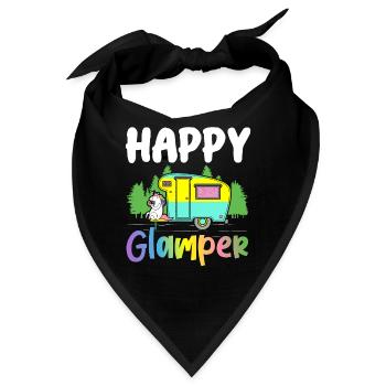 Glamping - Bandana - Schwarz - Vorne
