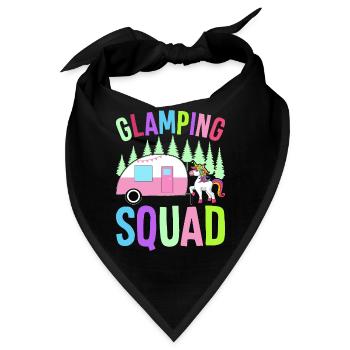 Glamping Team Glamper - Bandana - Schwarz - Vorne