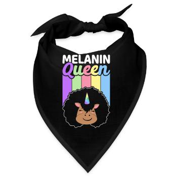 Brown Skin Queen Schwarze Geschichte - Bandana - Schwarz - Vorne