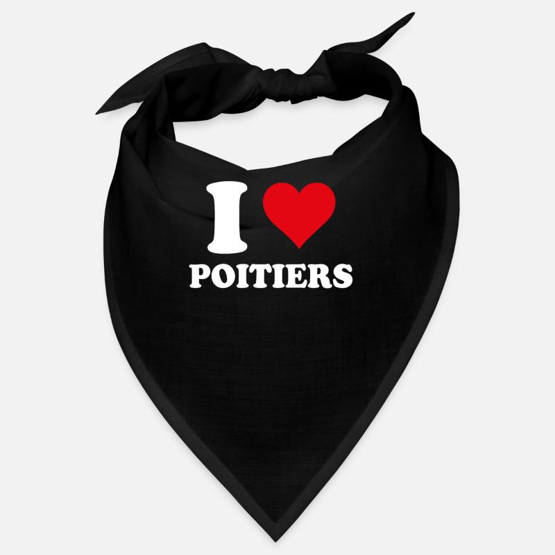 Ich liebe Poitiers Geschenktourismus Bandana
