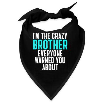 Brother Gifts - Bandana - Schwarz - Vorne