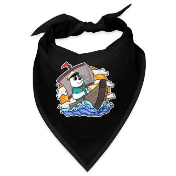 Kapitän Seemann Bär - Bandana - Schwarz - Vorne