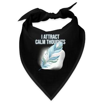 Yoga Mindfulness Practic Meditation Manifestation - Bandana - Schwarz - Vorne