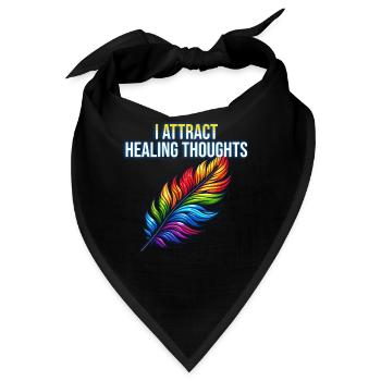 Yoga Mindfulness Practic Meditation Manifestation - Bandana - Schwarz - Vorne