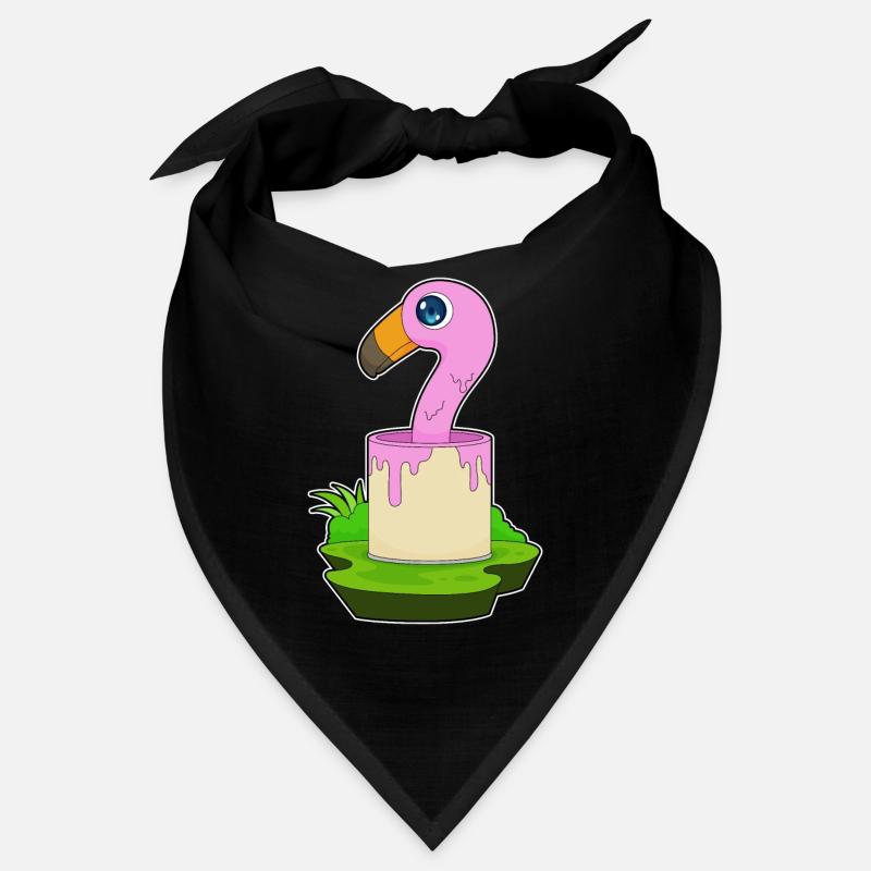 Flamingo Maler Farbeimer Malen Bandana