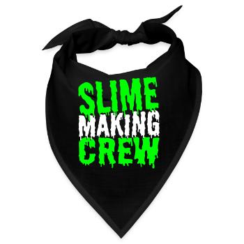 Schleimherstellung Crew Schleim Diy Flüssigkeit - Bandana - Schwarz - Vorne