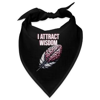 Yoga Mindfulness Practic Meditation Manifestation - Bandana - Schwarz - Vorne