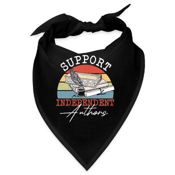 Bibliophiler Autor Blogger Journalistisches - Bandana - Schwarz - Vorne