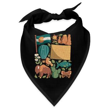 Colorado - Bandana - Schwarz - Vorne