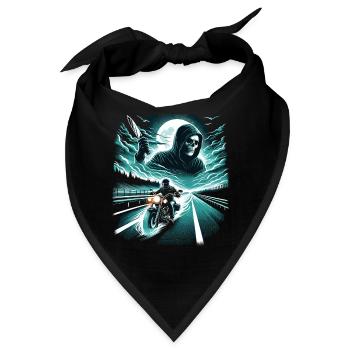 Highway Horror: Ghostly Rider & Slasher - Bandana - Schwarz - Vorne