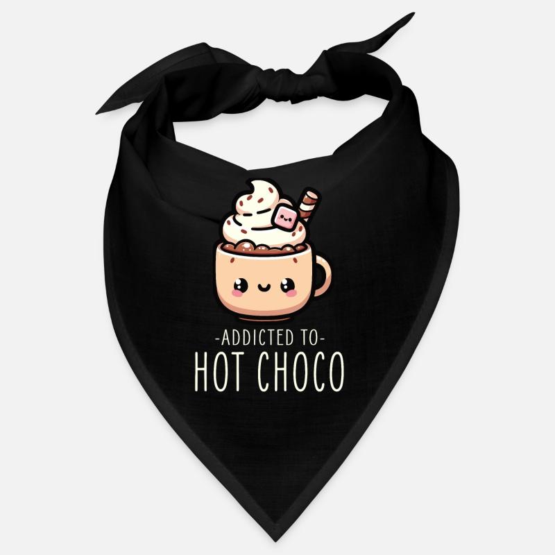Kawaii Hot Chocolate Lover Cozy Winter Evening Bandana
