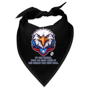 Die Rede des Adlers an die Nation - Bandana - Schwarz - Vorne