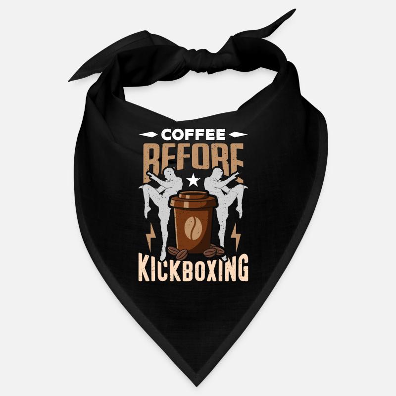 Kickboxer Coffee Before Thai Boxing Coffee Lover Bandana