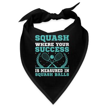 Squashspieler Squash-Tennisspieler Raquetball-Spor - Bandana - Schwarz - Vorne