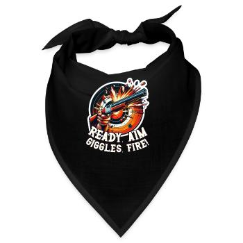 Tontaubenschießen Tontaubenschießen Schießen - Bandana - Schwarz - Vorne