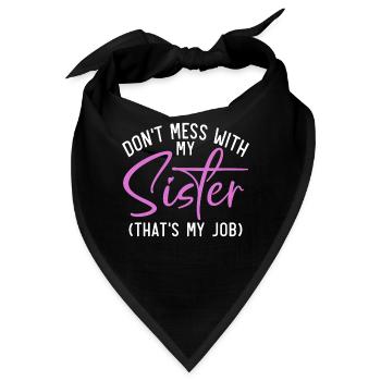 Sister Gifts - Bandana - Schwarz - Vorne