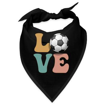 Fußballspieler - Bandana - Schwarz - Vorne