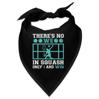 Squashspieler Squash-Tennisspieler Raquetball-Spor - Bandana - Schwarz - Vorne