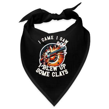 Tontaubenschießen Tontaubenschießen Schießen - Bandana - Schwarz - Vorne