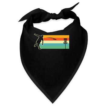 Frisbee Golf Disc Golf - Bandana - Schwarz - Vorne