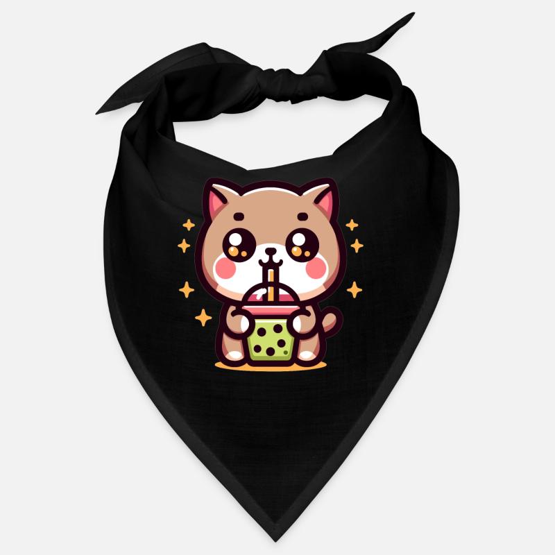 Katze Bubble Tea Boba Kawaii Bandana