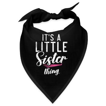 Little Sister Gifts - Bandana - Schwarz - Vorne