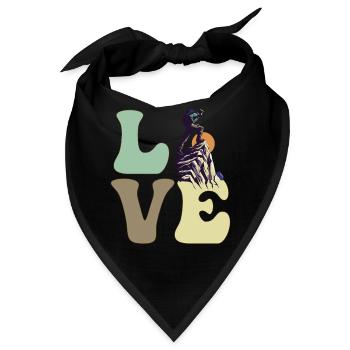 Bergsteigen Bergsteiger Wandern - Bandana - Schwarz - Vorne