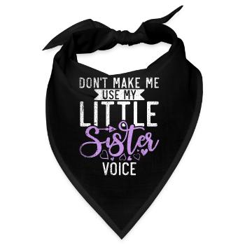 Little Sister Gifts - Bandana - Schwarz - Vorne