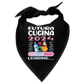 Cousine werden Cousine 2024 - Bandana - Schwarz - Vorne