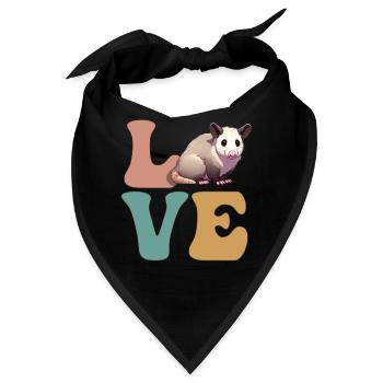 Opossum Opossum - Bandana - Schwarz - Vorne