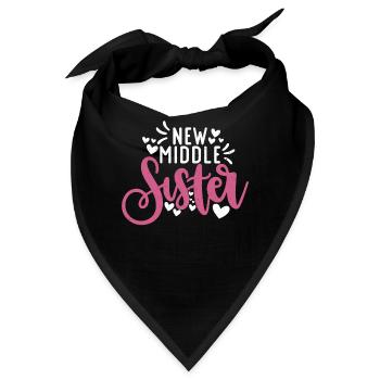 Middle Sister Gifts - Bandana - Schwarz - Vorne