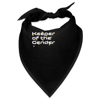 Hüter des Geschlechts - Bandana - Schwarz - Vorne