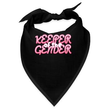 Hüter des Geschlechts - Bandana - Schwarz - Vorne