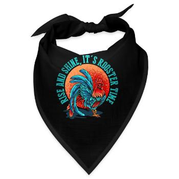 Erhebe dich und leuchte - Bandana - Schwarz - Vorne
