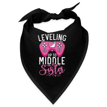 Middle Sister Gifts - Bandana - Schwarz - Vorne