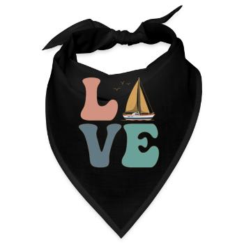 Segeln Segler Segelboot Segelboot Segelboot - Bandana - Schwarz - Vorne