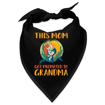Grandma Gifts - Bandana - Schwarz - Vorne
