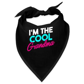 Grandma Gifts - Bandana - Schwarz - Vorne