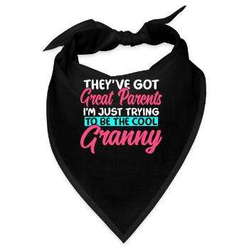 Grandma Gifts - Bandana - Schwarz - Vorne