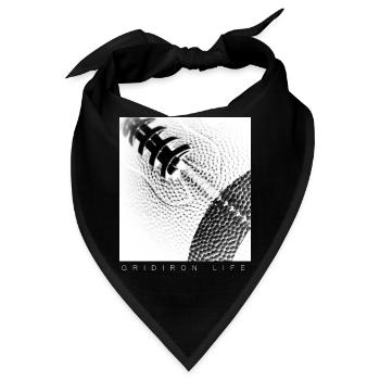 Gridiron Football American Spieltag Touchdown Herzog - Bandana - Schwarz - Vorne