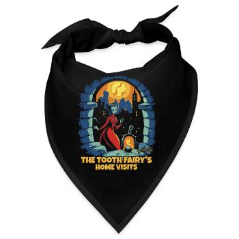 Die Haus-Besuche der charmanten Zahnfee - Bandana - Schwarz - Vorne