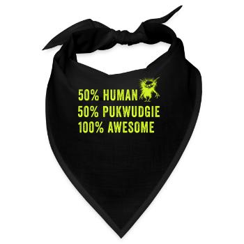 Pukwudgie Kryptide Folklore Mythen - Bandana - Schwarz - Vorne