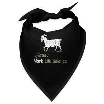 Graze Work-life-balance - Ziegenhoftier - Bandana - Schwarz - Vorne