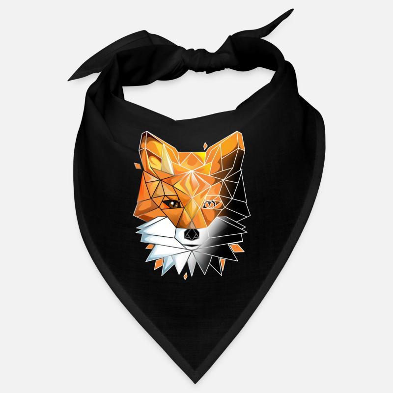 Géométrique Fox Lover Math Géométrie Bandana