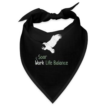 Soar Work Life Balance – Hawk - Bandana - Schwarz - Vorne