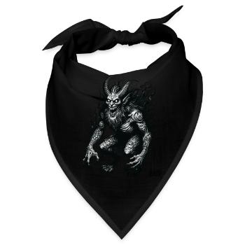 Bies Slawische Mythologie Pantheon Folklorefestival - Bandana - Schwarz - Vorne