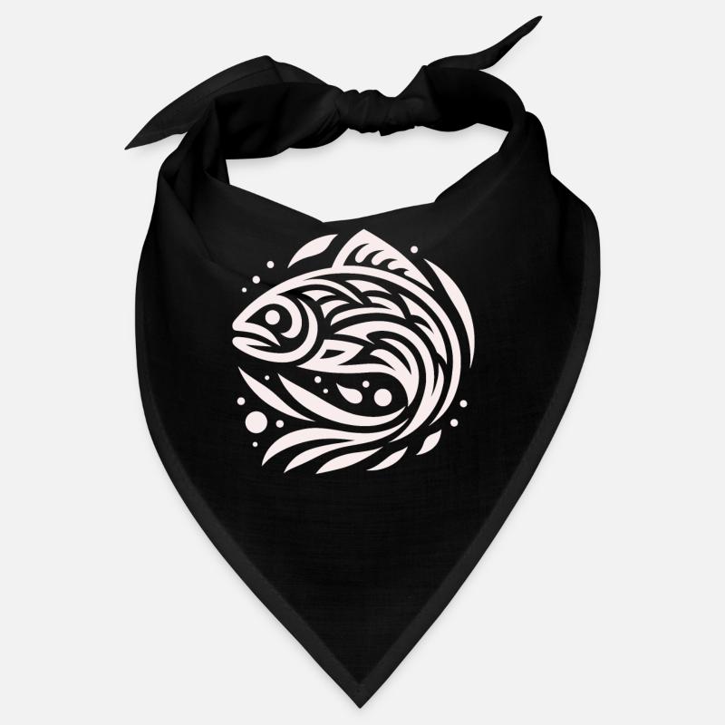 Lachs Indianer-Tierkreis Bandana