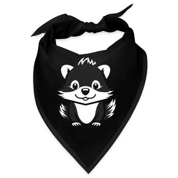 Stinktier - Bandana - Schwarz - Vorne