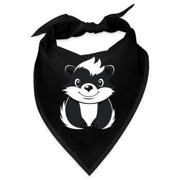 Stinktier - Bandana - Schwarz - Vorne