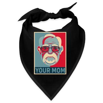 Lustig Sigmund Freud Psychologie Psychologe - Bandana - Schwarz - Vorne